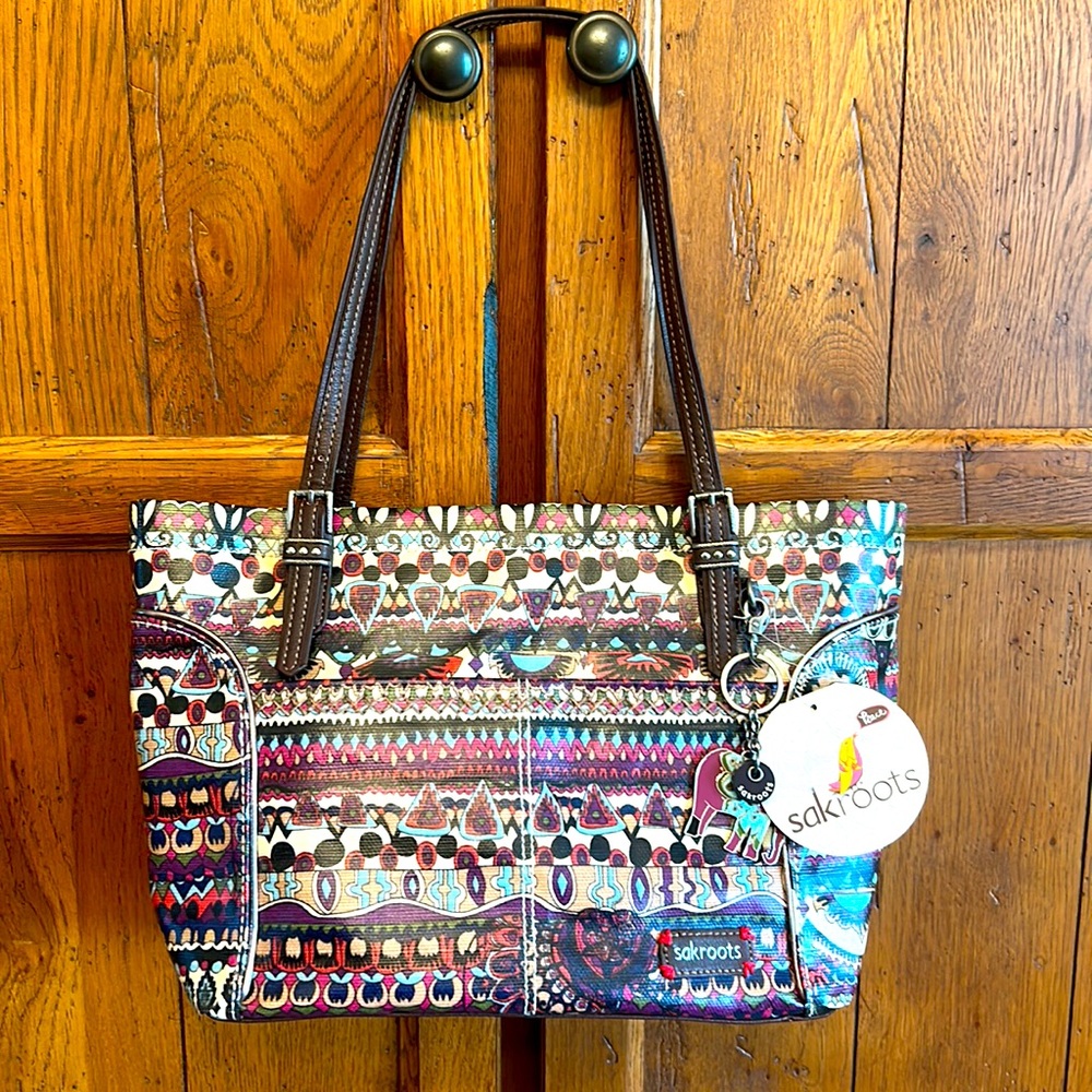 Sakroots🐘NWT⭐️Multicolor Tote Bag BRAND NEW with TAGS!💙Gorgeous colors!💚